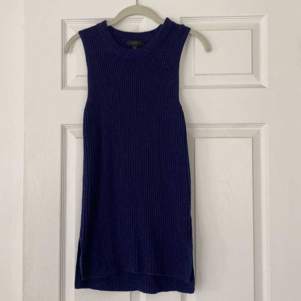 Women’s J crew sleeveless sweater size XXS